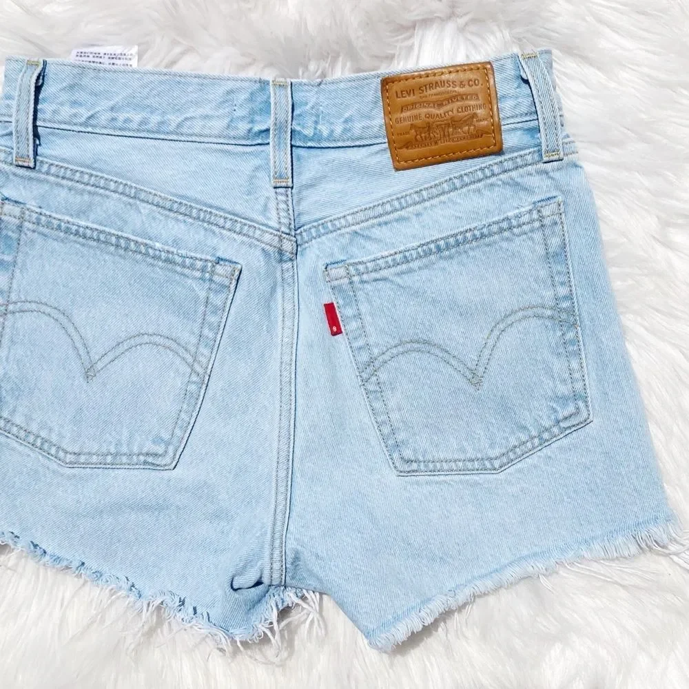 Levi’s 501 Button Fly Wedgie Jean Short Luxor Baked Size 26